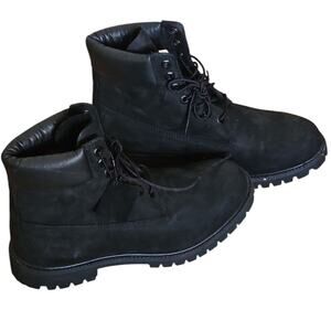 Timberland Mens Black Suede Boots Size 9M